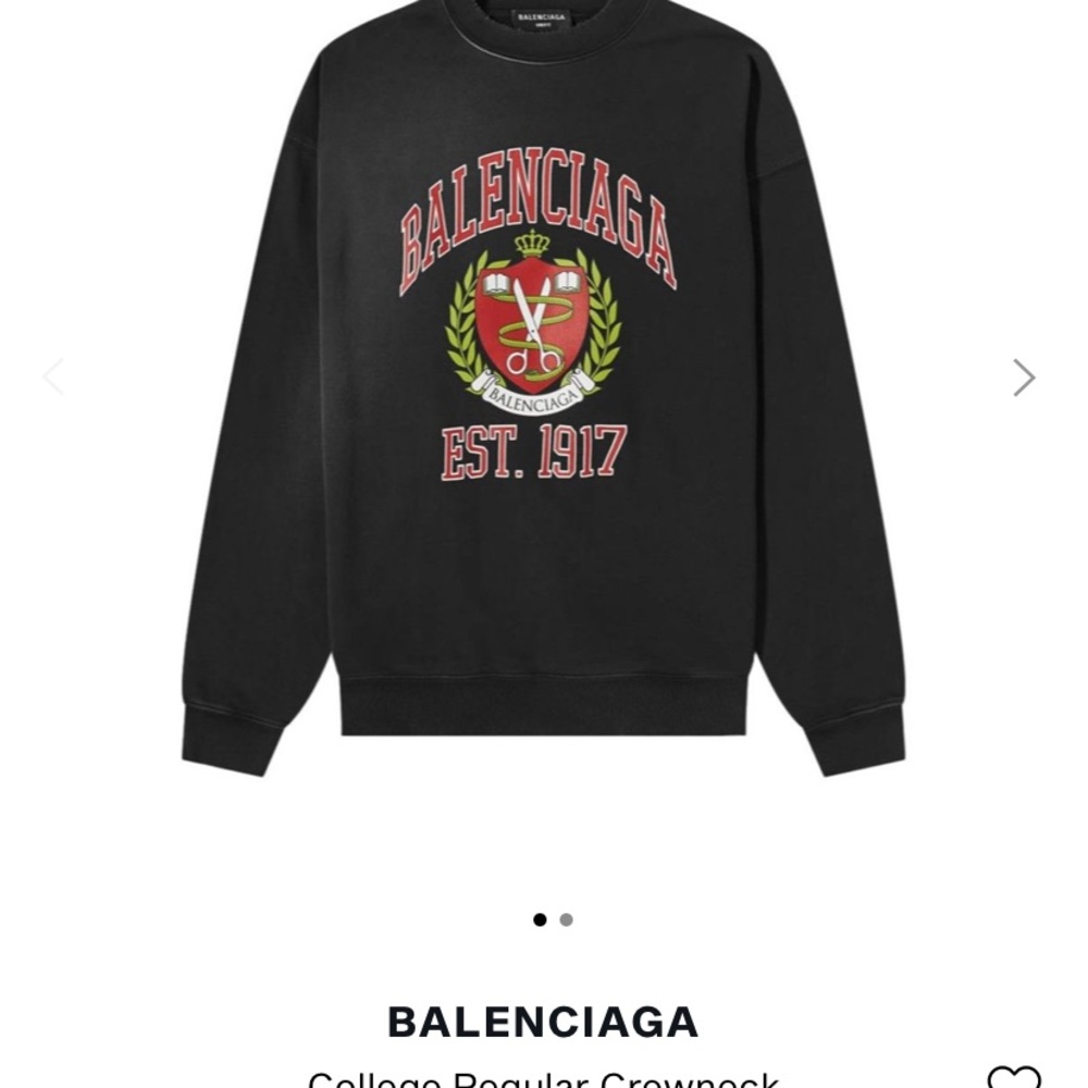 Balenciaga oversized sweatshirt